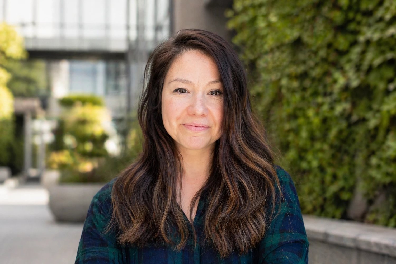 Dr. Stephanie Thrower smiling outdoors